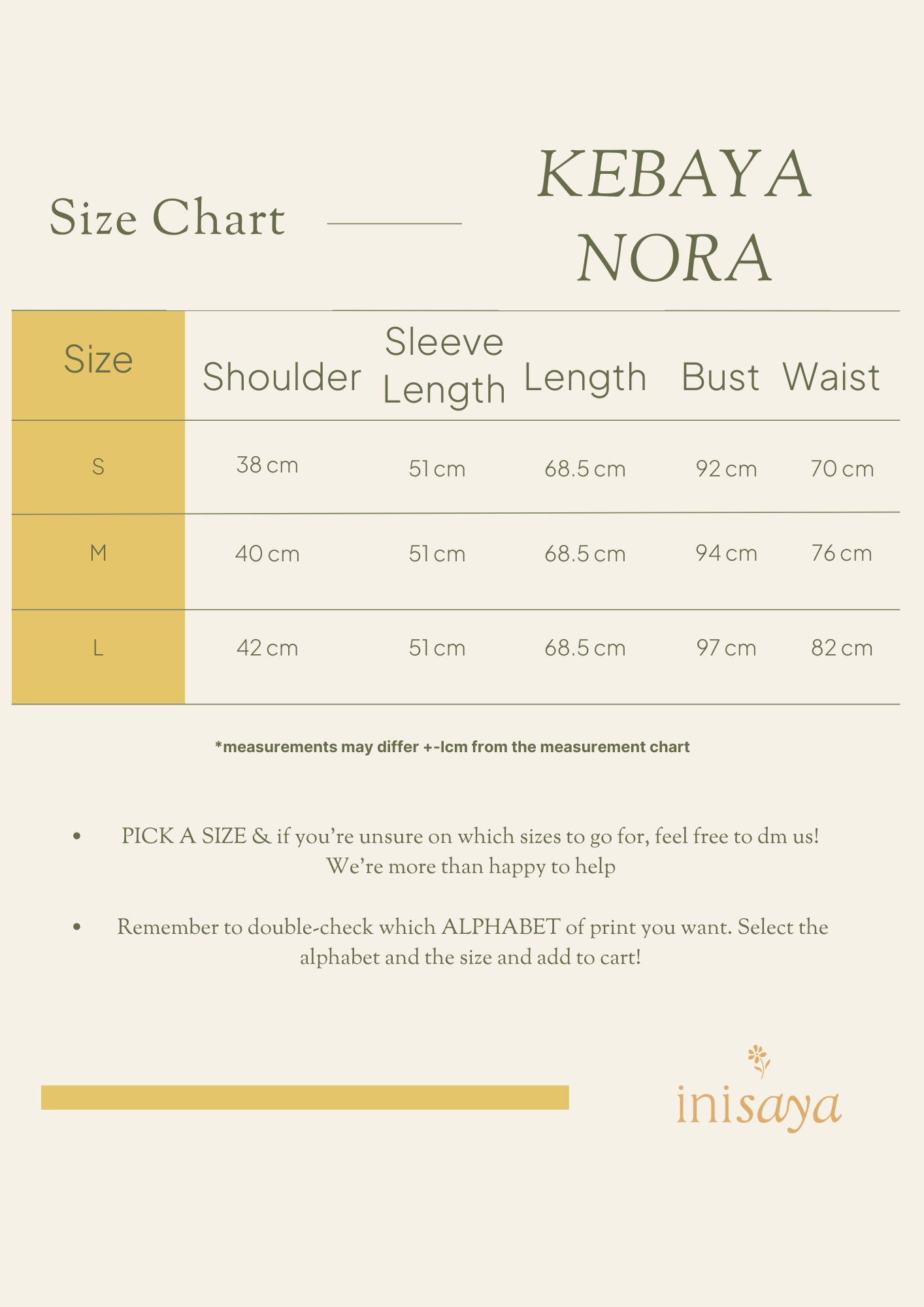 Inisaya Rumah | Kebaya Nora