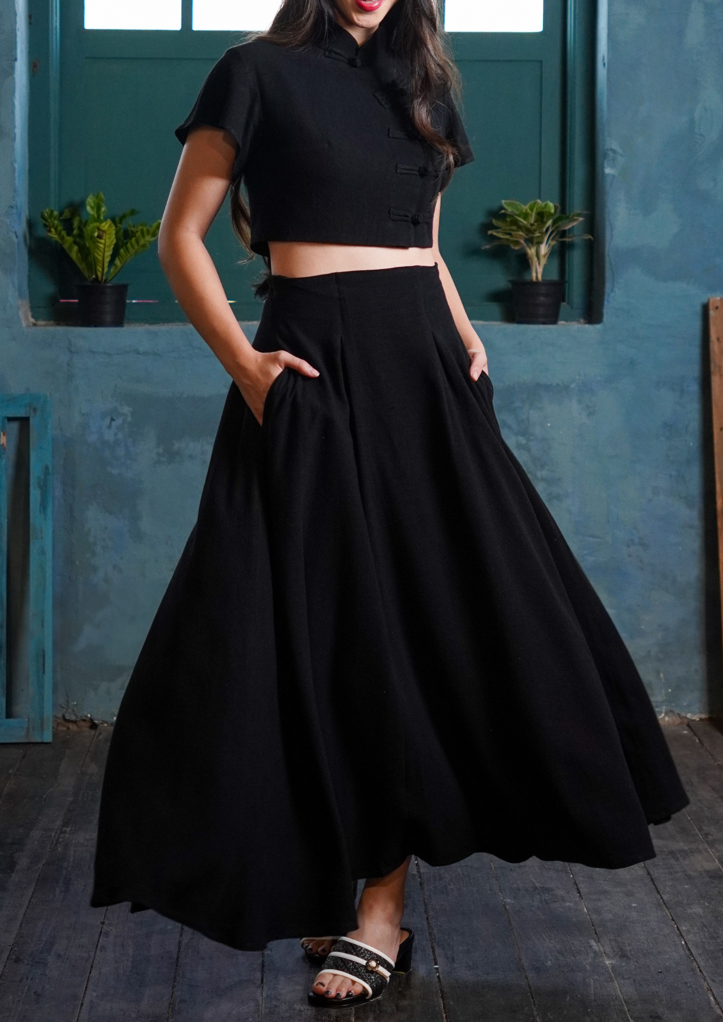 A inisaya : Kopi Couture | Emily Skirt ( linen ) PRE ORDER