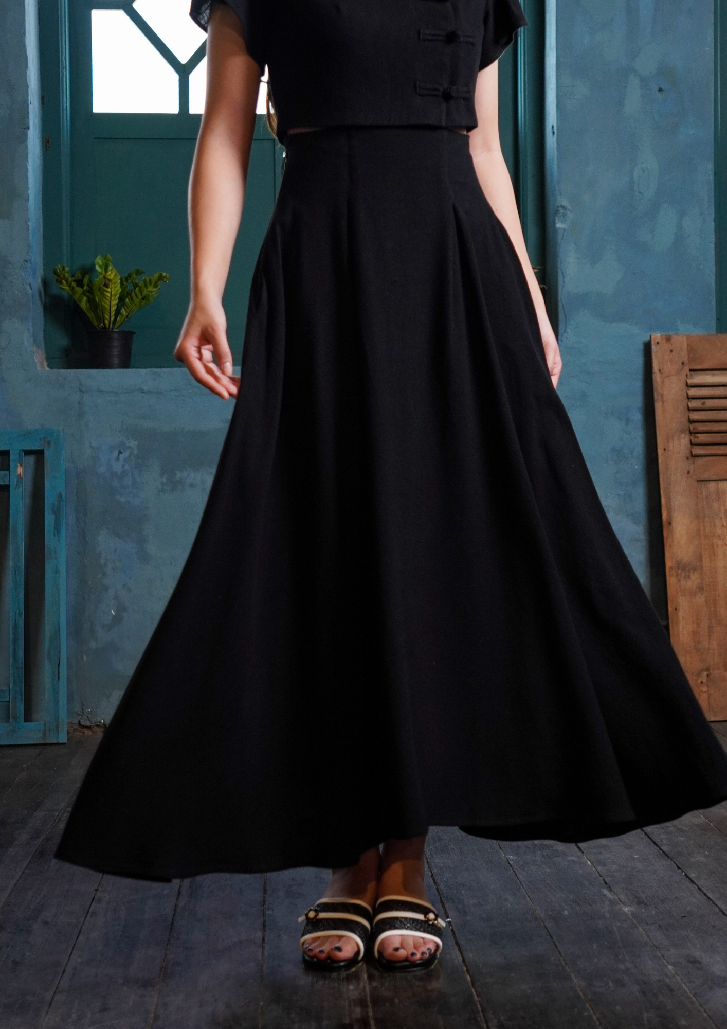 A inisaya : Kopi Couture | Emily Skirt ( linen ) PRE ORDER