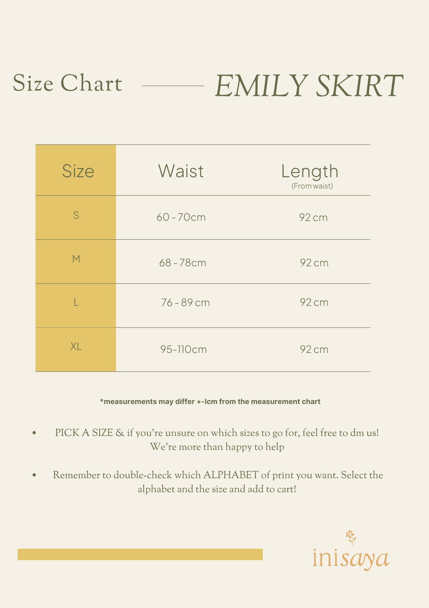 A Inisaya : Mother's Day25 | Emily Set