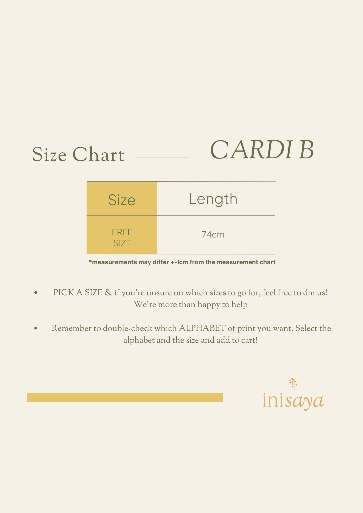 A inisaya : Centrefold | Cardi B
