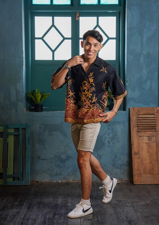 A inisaya : kopi couture | skye shirt ( black ) PRE ORDER