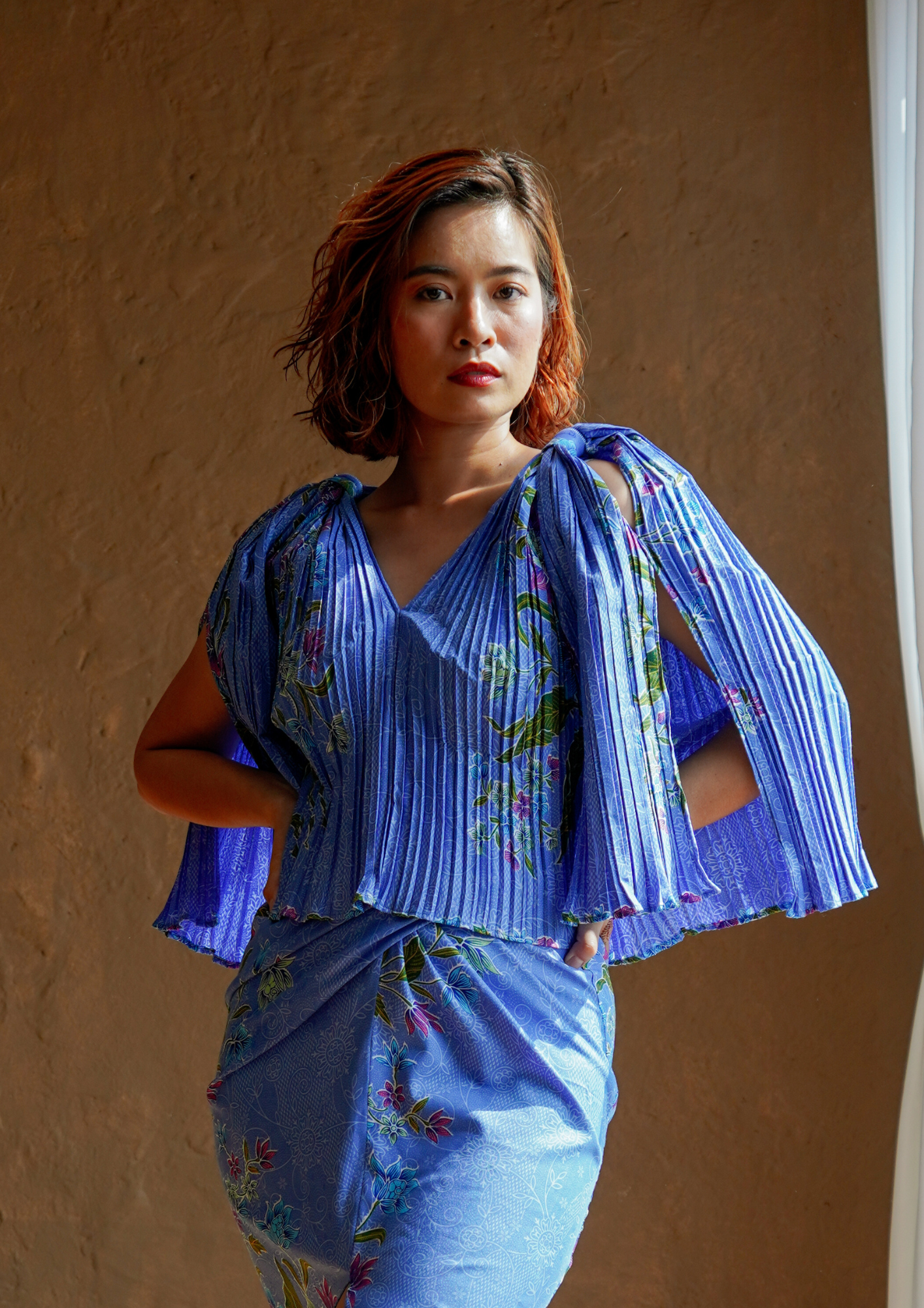 A inisaya : centrefold | Heather Top