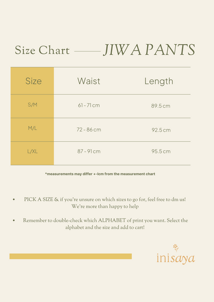 A Inisaya Bisikan Bumi | Jiwa Pants