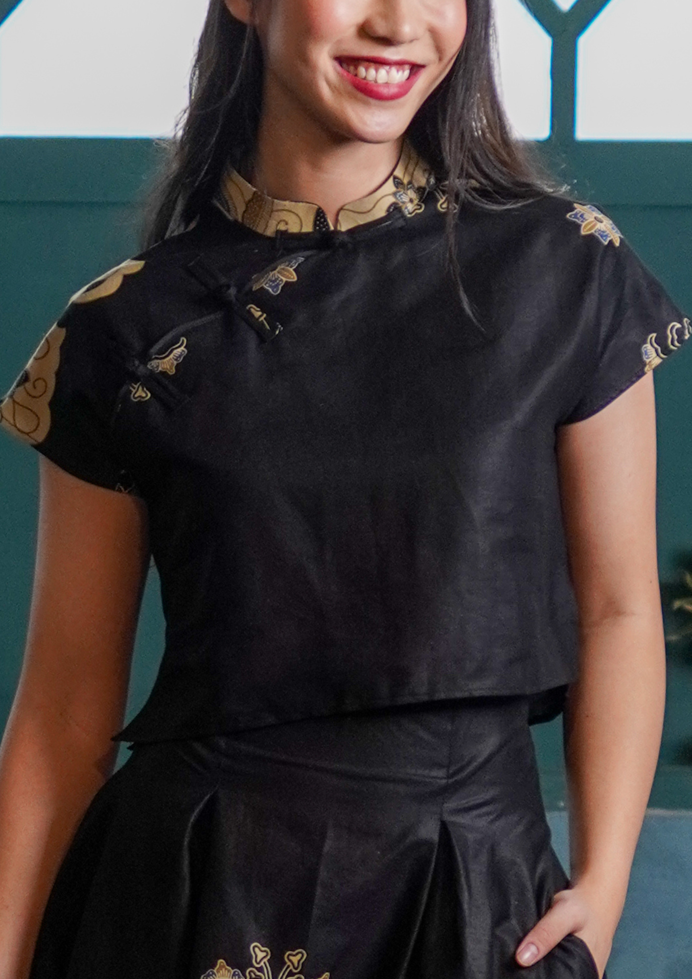 inisaya : kopi couture | hailey top ( black ) PRE ORDER