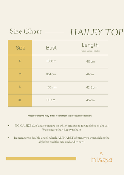 A Inisaya LNY 25 : Love | Hailey Top