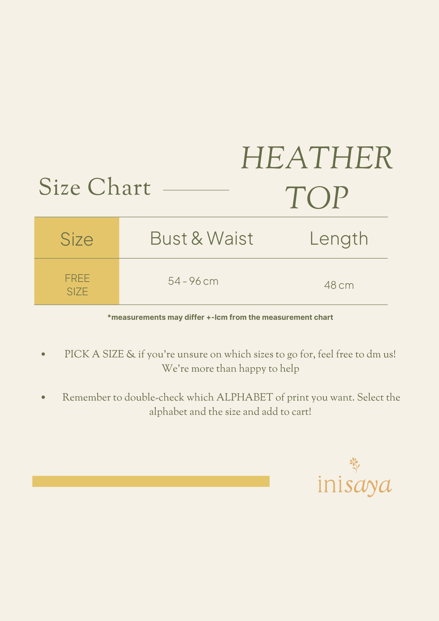 A inisaya : centrefold | Heather Top
